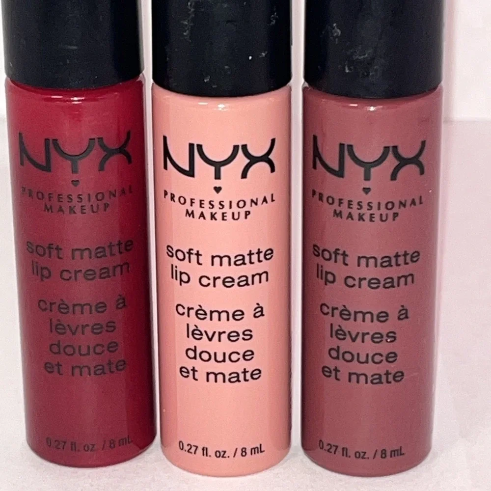 NYX Soft Matte Lip Cream‎ 3 Pack Monte Carlo-Istanbul-Budapest